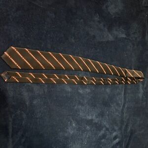 Elegant Striped Blue and Red Tie